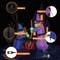 6ft Garden 5pcs LED String Lights Two Witches with Pots Inflatable Halloween Decoration